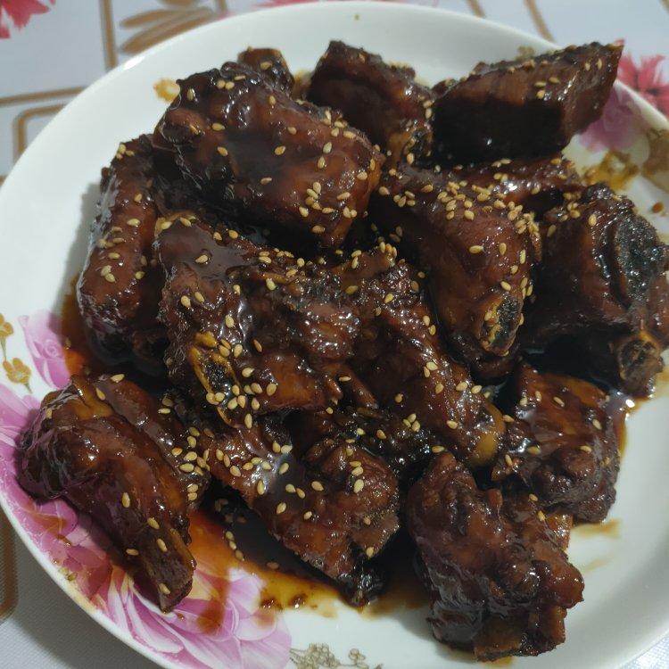 糖醋排骨/糖醋小排（不放油）（12345口诀做出正宗上海本帮）