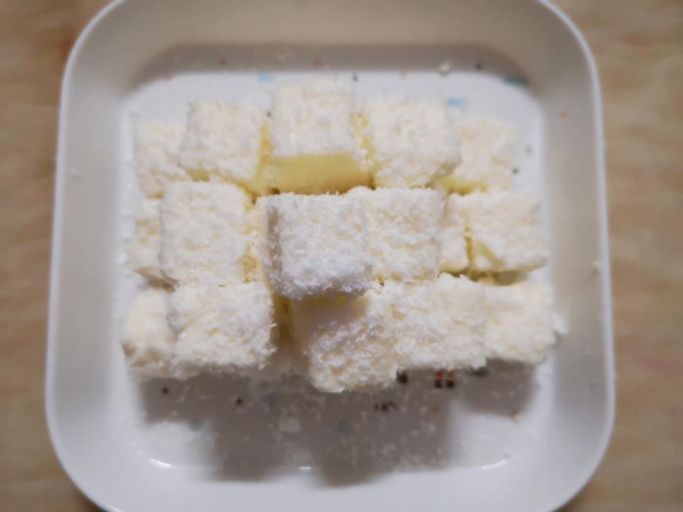 不需要小奶锅的椰丝小方（无淡奶油版）