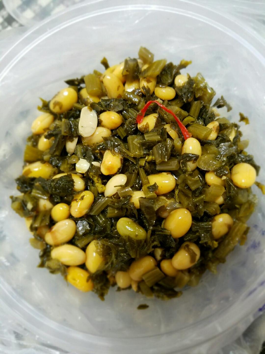 又见雪里红(雪里红炒黄豆)