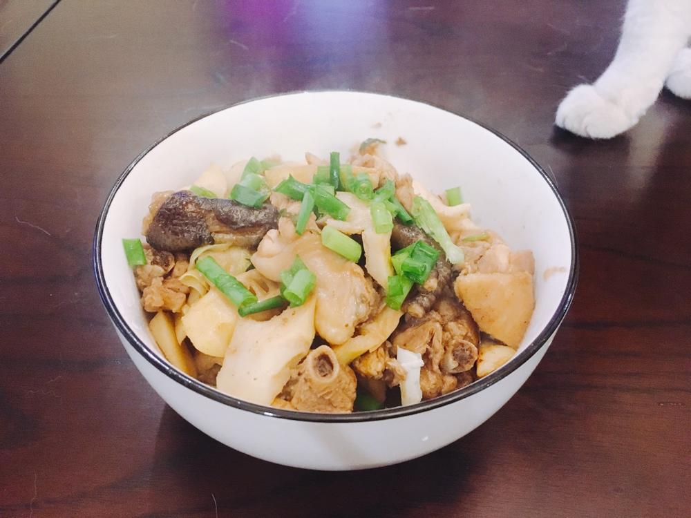 黄油春笋鸡