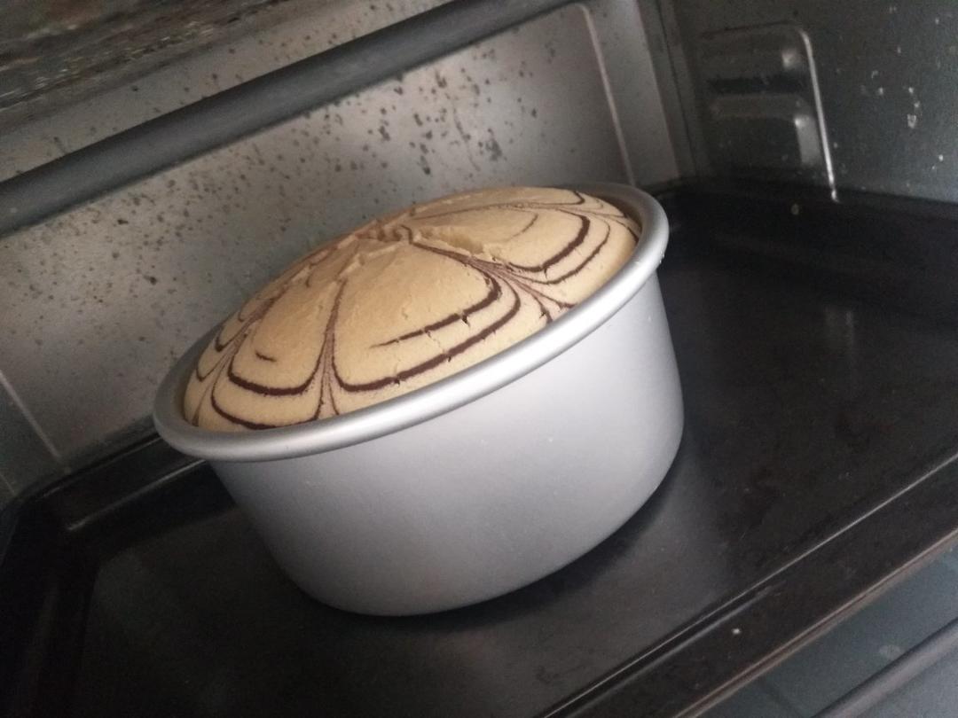 斑马纹戚风蛋糕