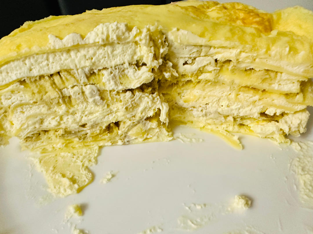 超好吃的榴莲千层6寸配方