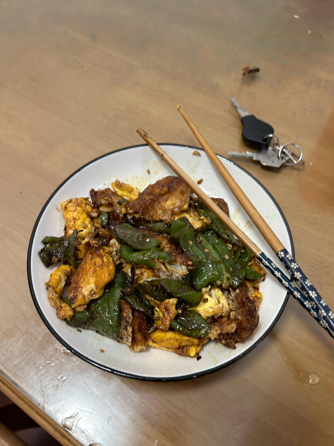 擂辣椒炒荷包蛋（简化版）