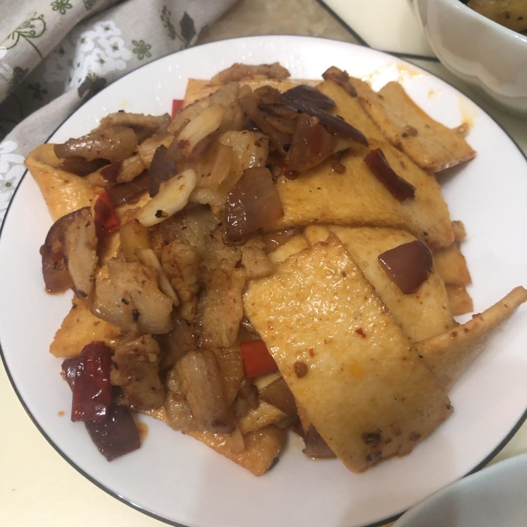 干锅千叶豆腐，千页豆腐