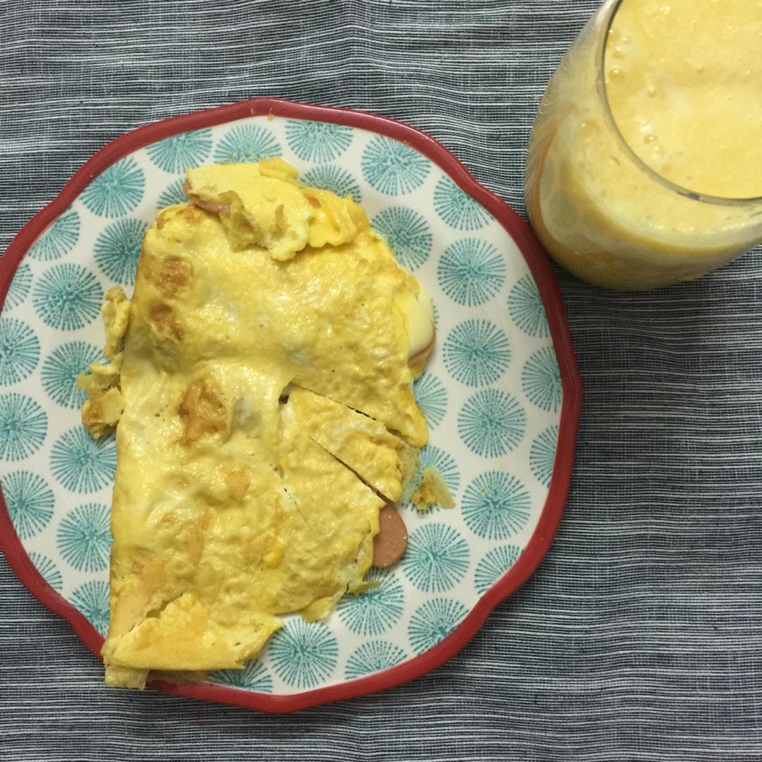 布兰斯早餐系列之半熟火腿蛋