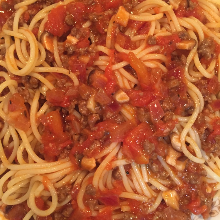 番茄肉酱意大利面