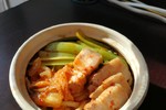 妈妈说好吃的韩式泡菜猪肉锅（加乌冬面，因为想吃面）