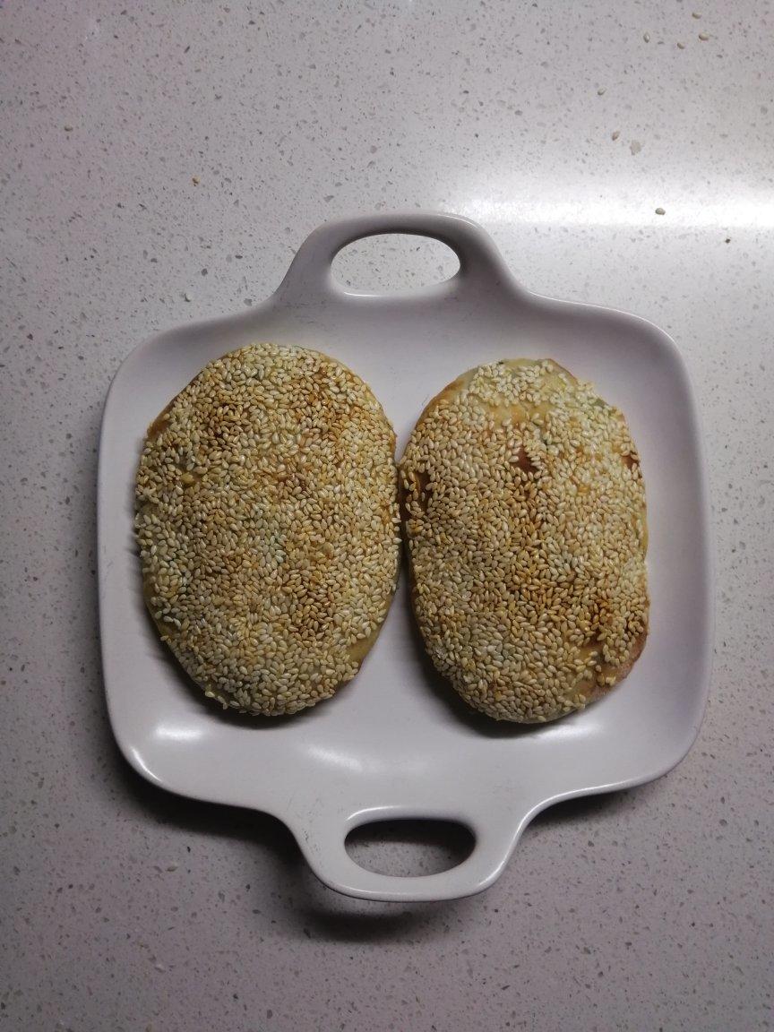 草鞋底葱油酥烧饼