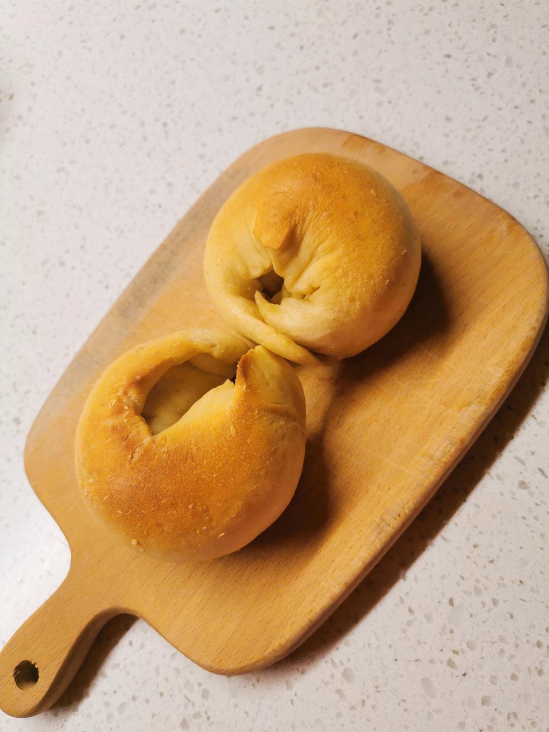 肉桂苹果全麦贝果