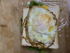 草原红火锅蘸料版三明治 超级好吃。低卡的做法 步骤10