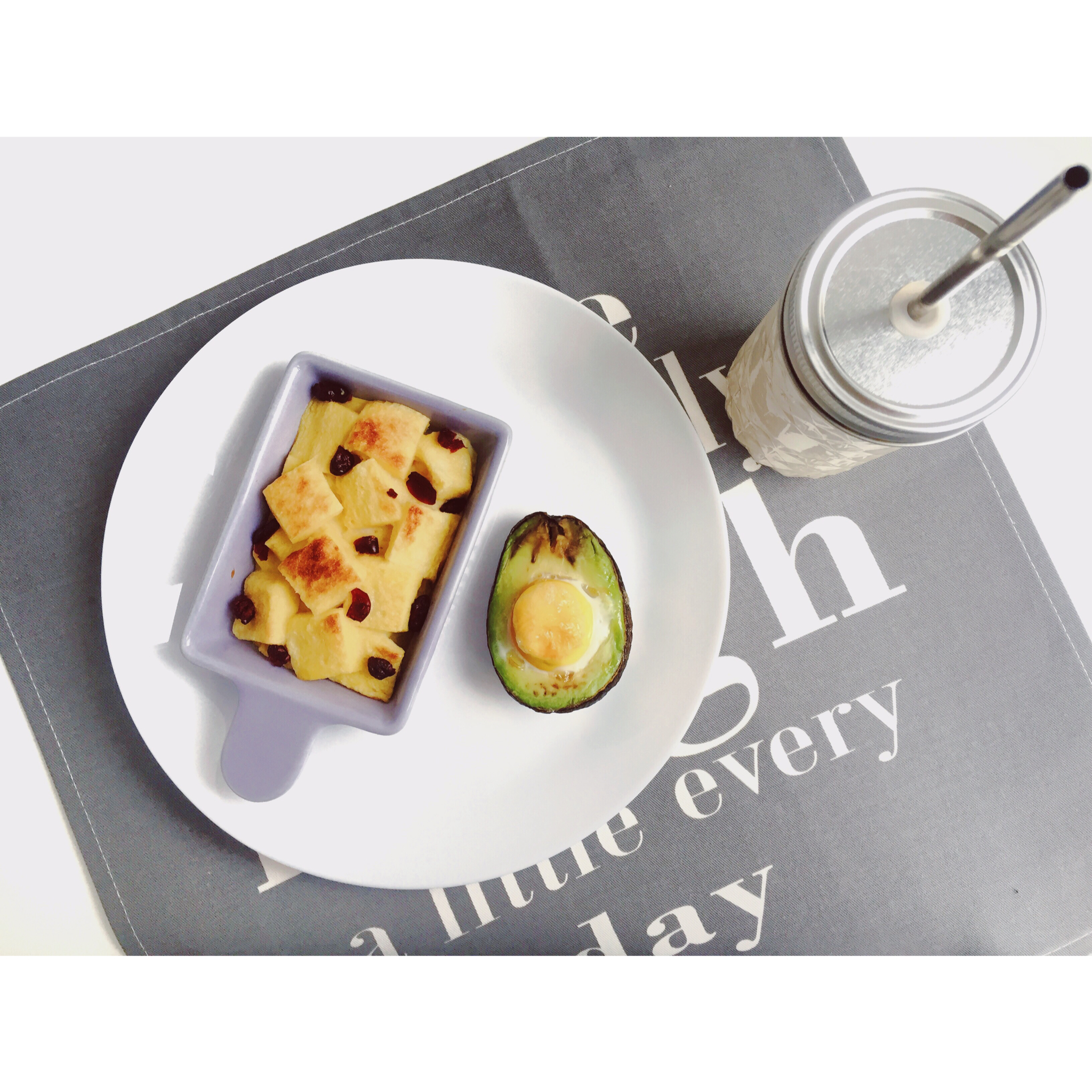 焗烤蔓越梅吐司布丁