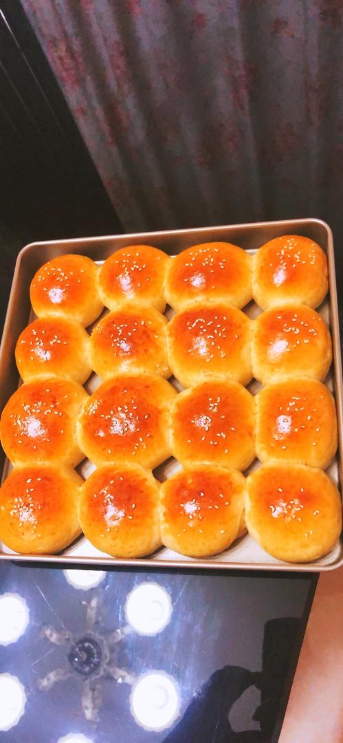 鲜奶油小餐包（一次发酵）