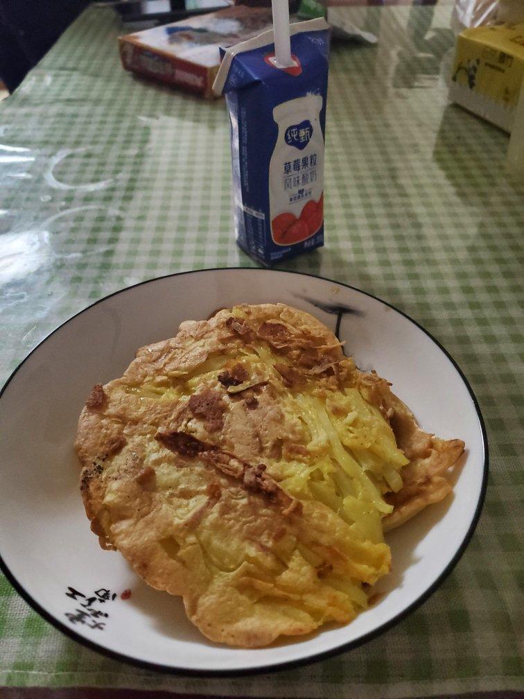土豆丝鸡蛋饼