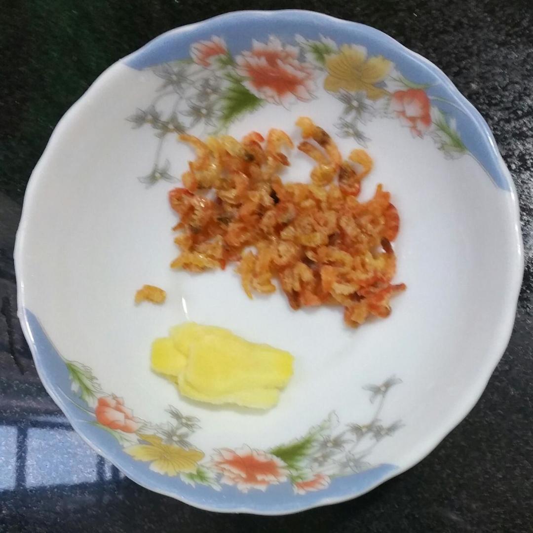 虾米粉丝炒节瓜的做法 步骤2