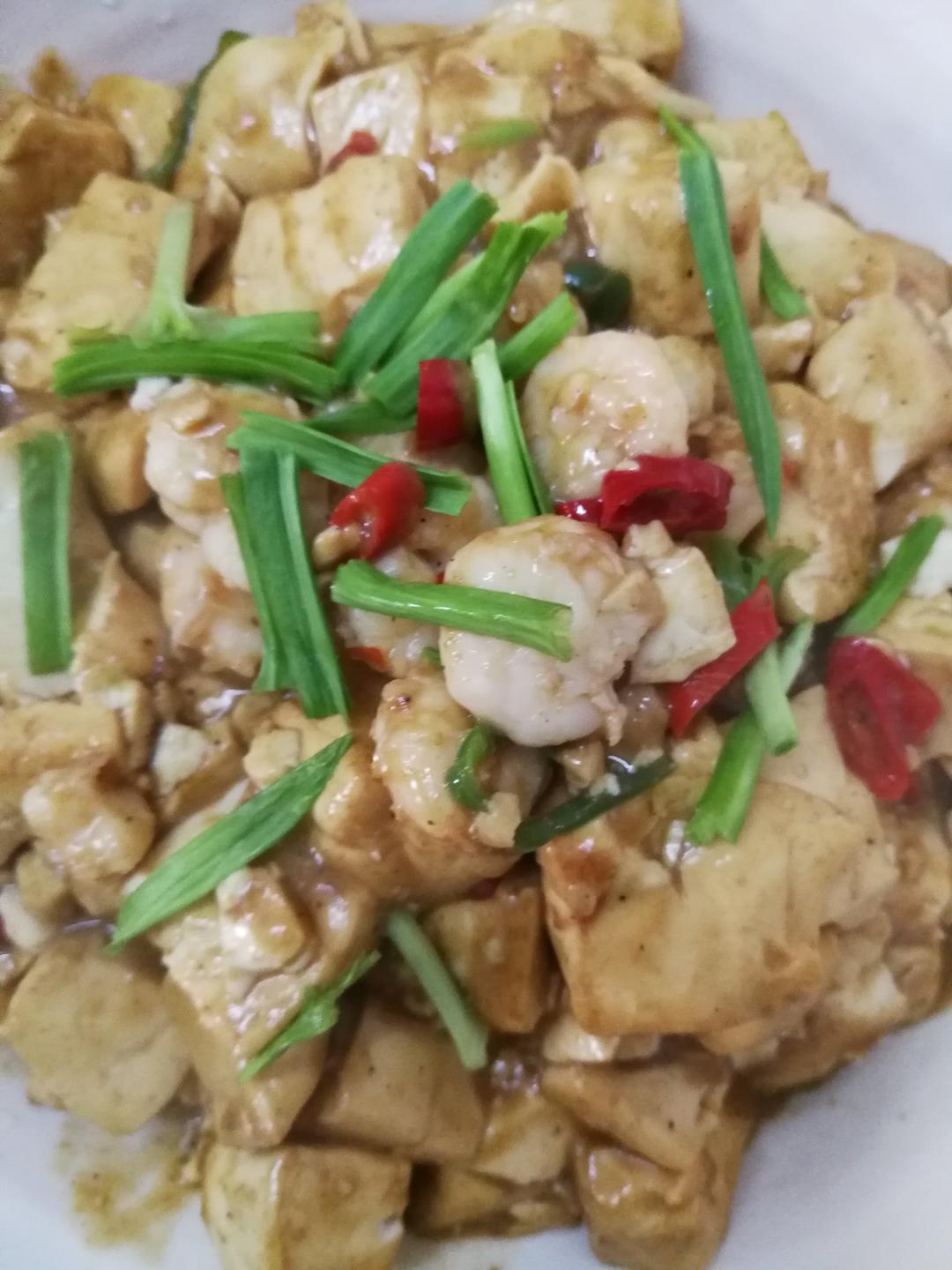 虾仁豆腐