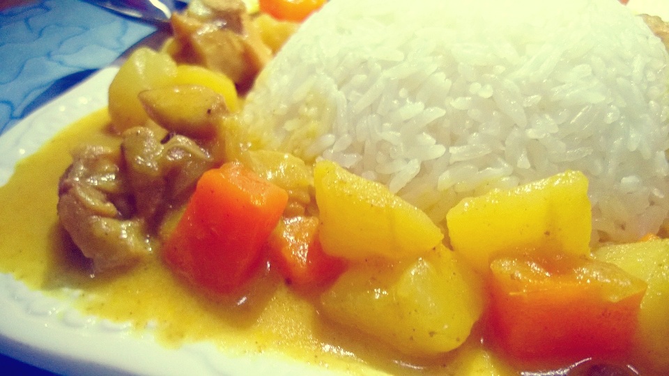美味咖喱鸡饭