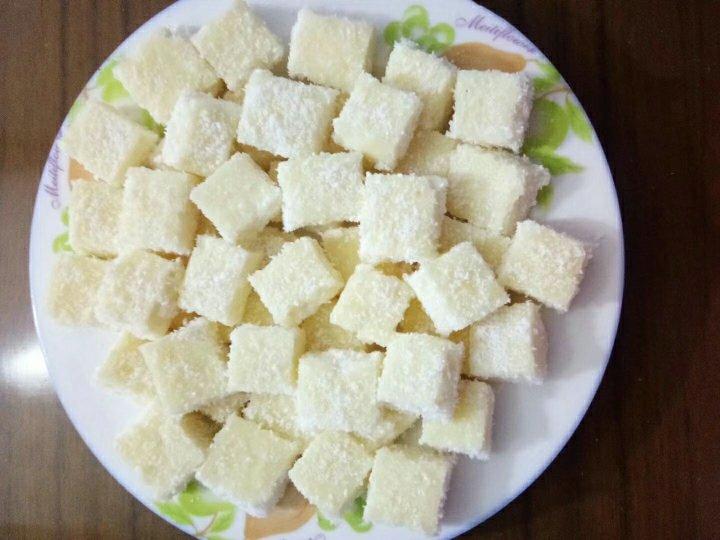 太棒啦！1个方子，做出2道口味一流的甜品！——椰奶小方&炸鲜奶