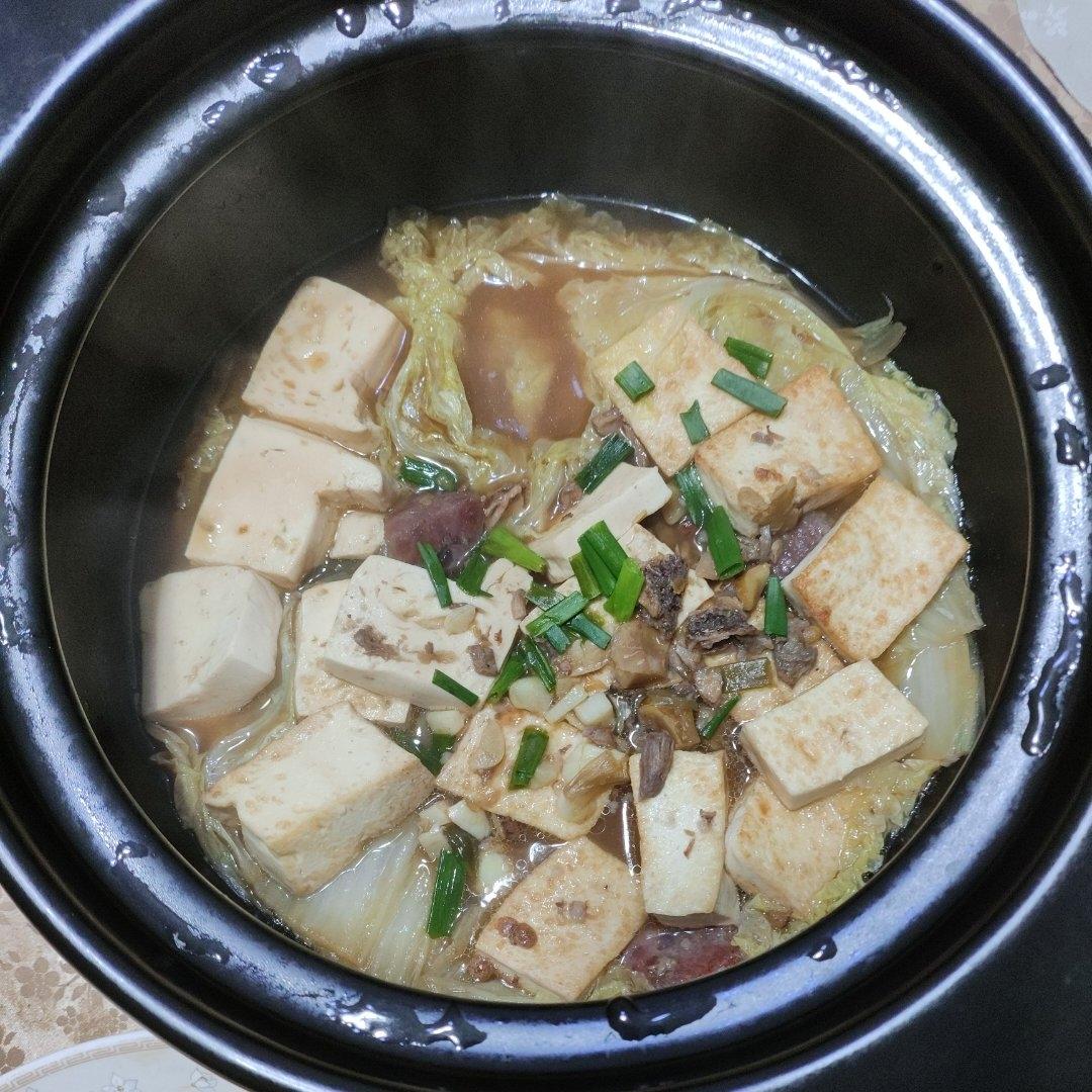 白菜豆腐煲