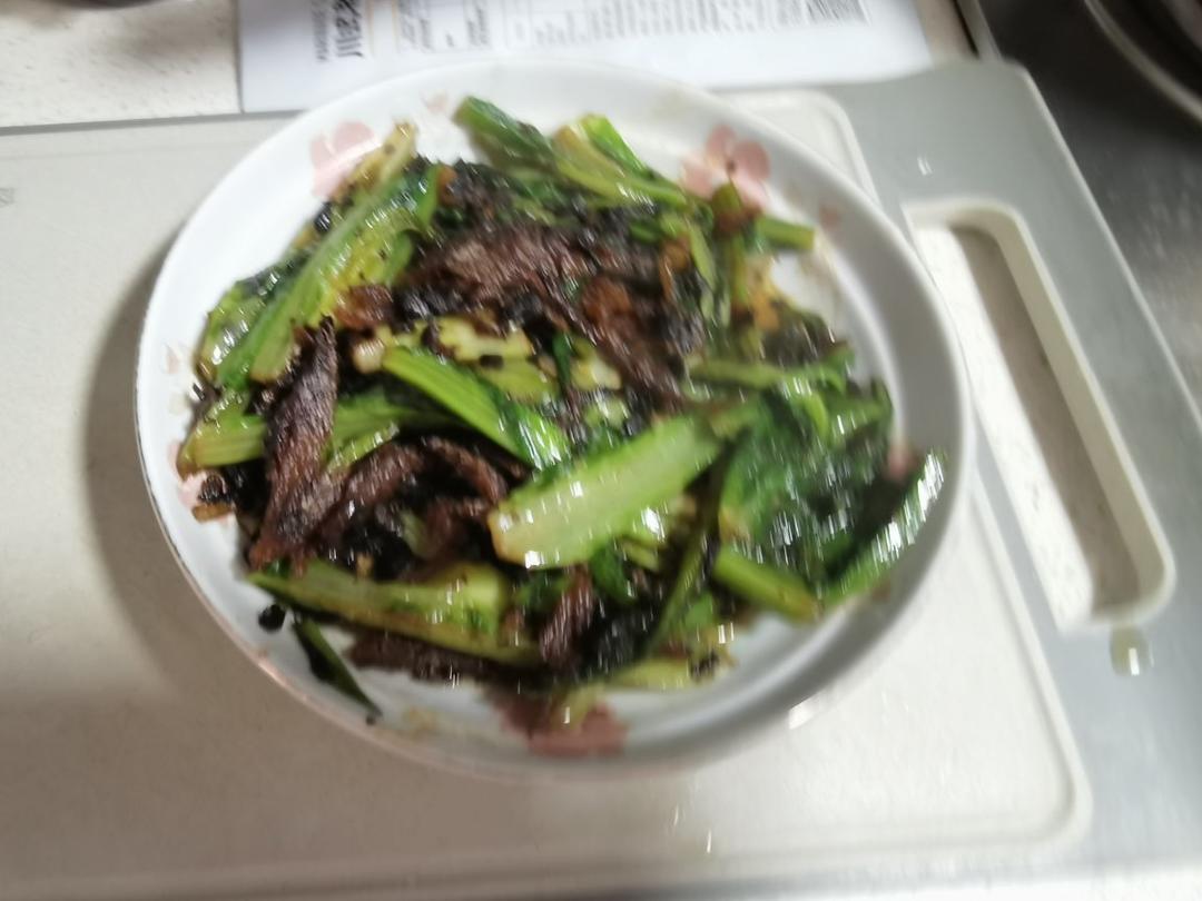 豆豉鲮鱼油麦菜