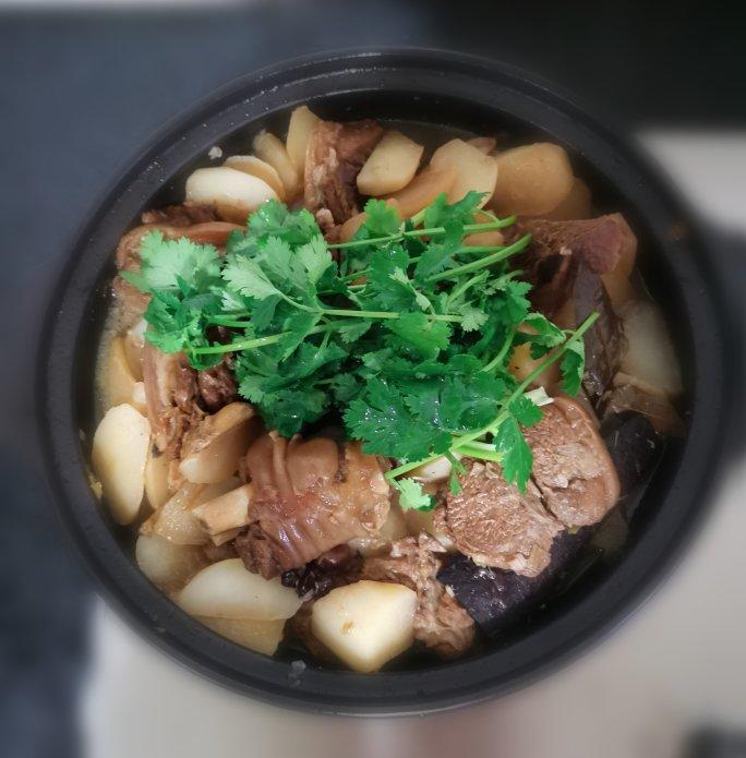 红烧羊肉萝卜煲