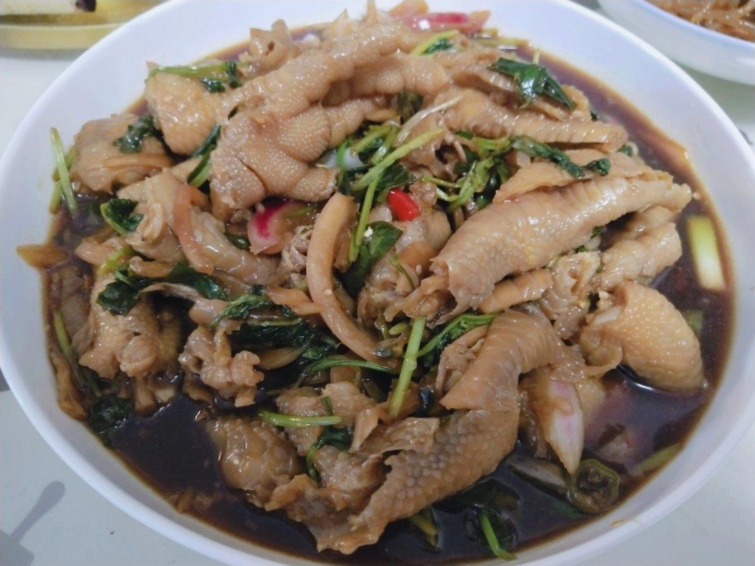 网红柠檬百香果鸡爪