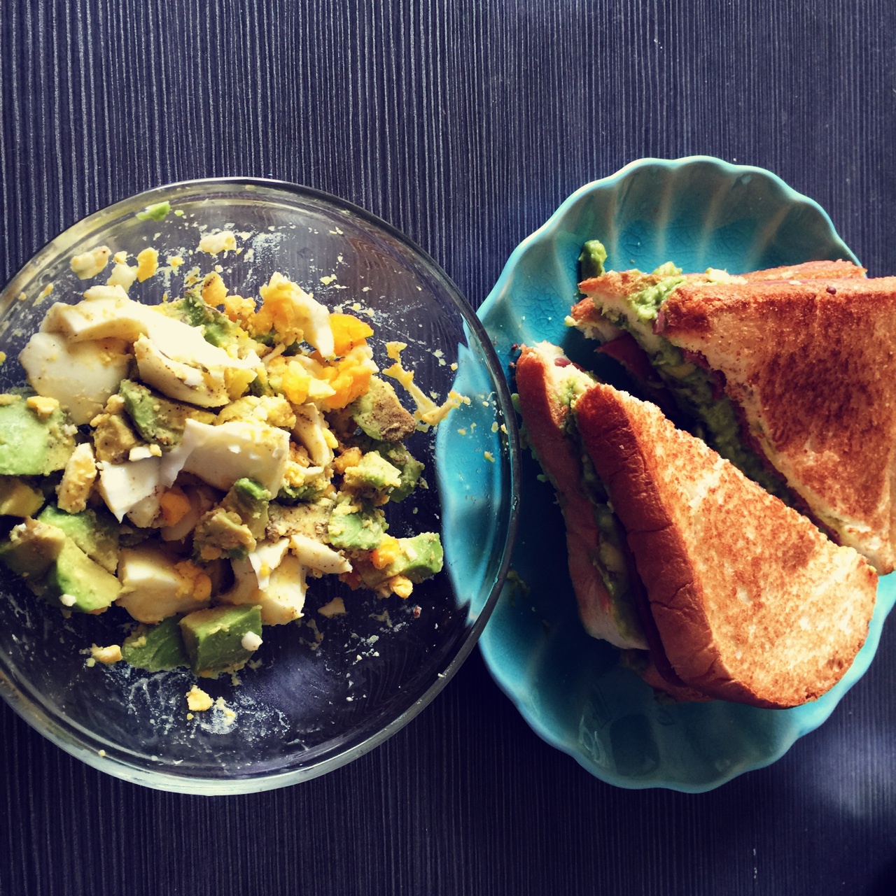 早餐之牛油果鸡蛋沙拉