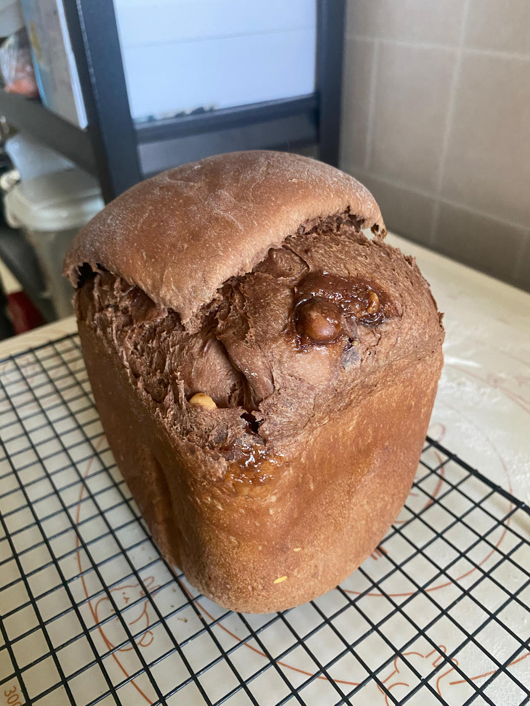 奶油巧克力吐司