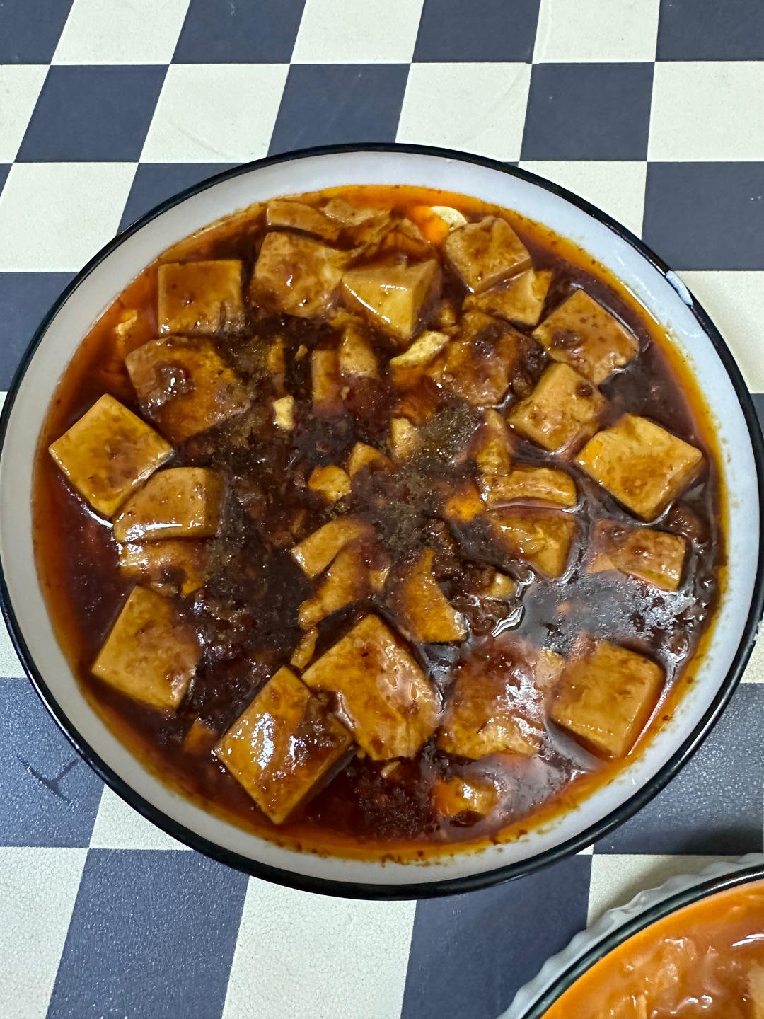 〈麻婆豆腐〉，内酯豆腐版。欣小厨 😉
