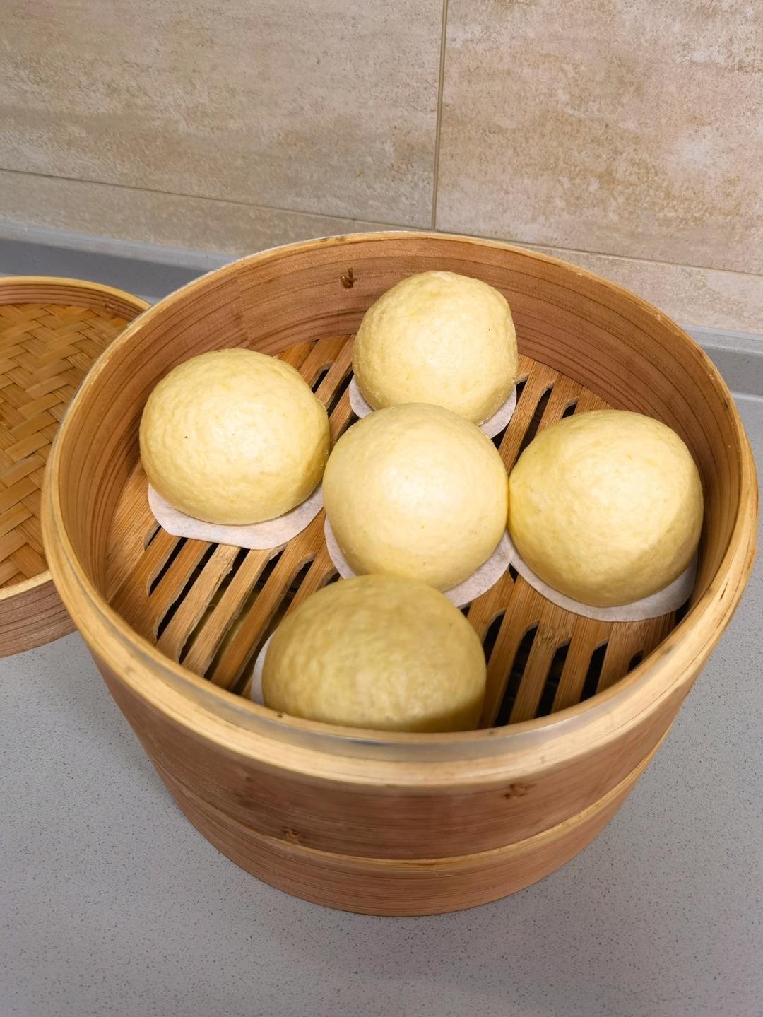 奶香玉米面馒头（一次发酵）