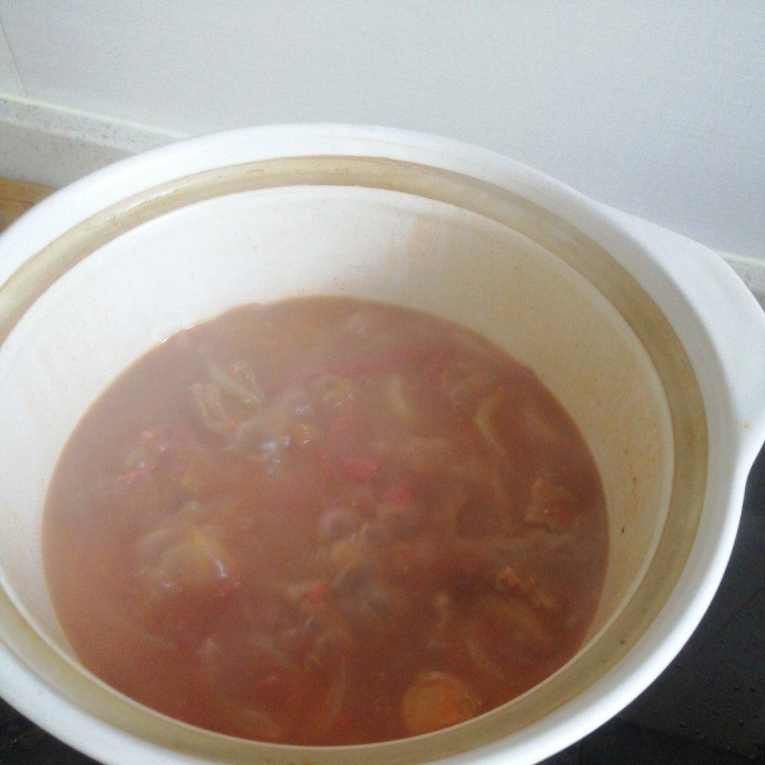 番茄炖牛腩