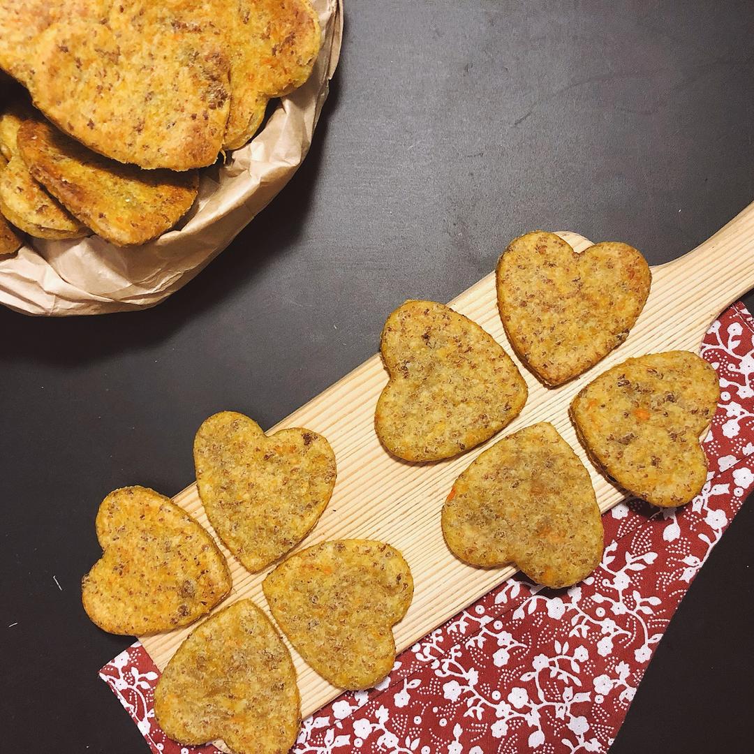 宠物饼干—胡萝卜牛肉燕麦零食饼干～