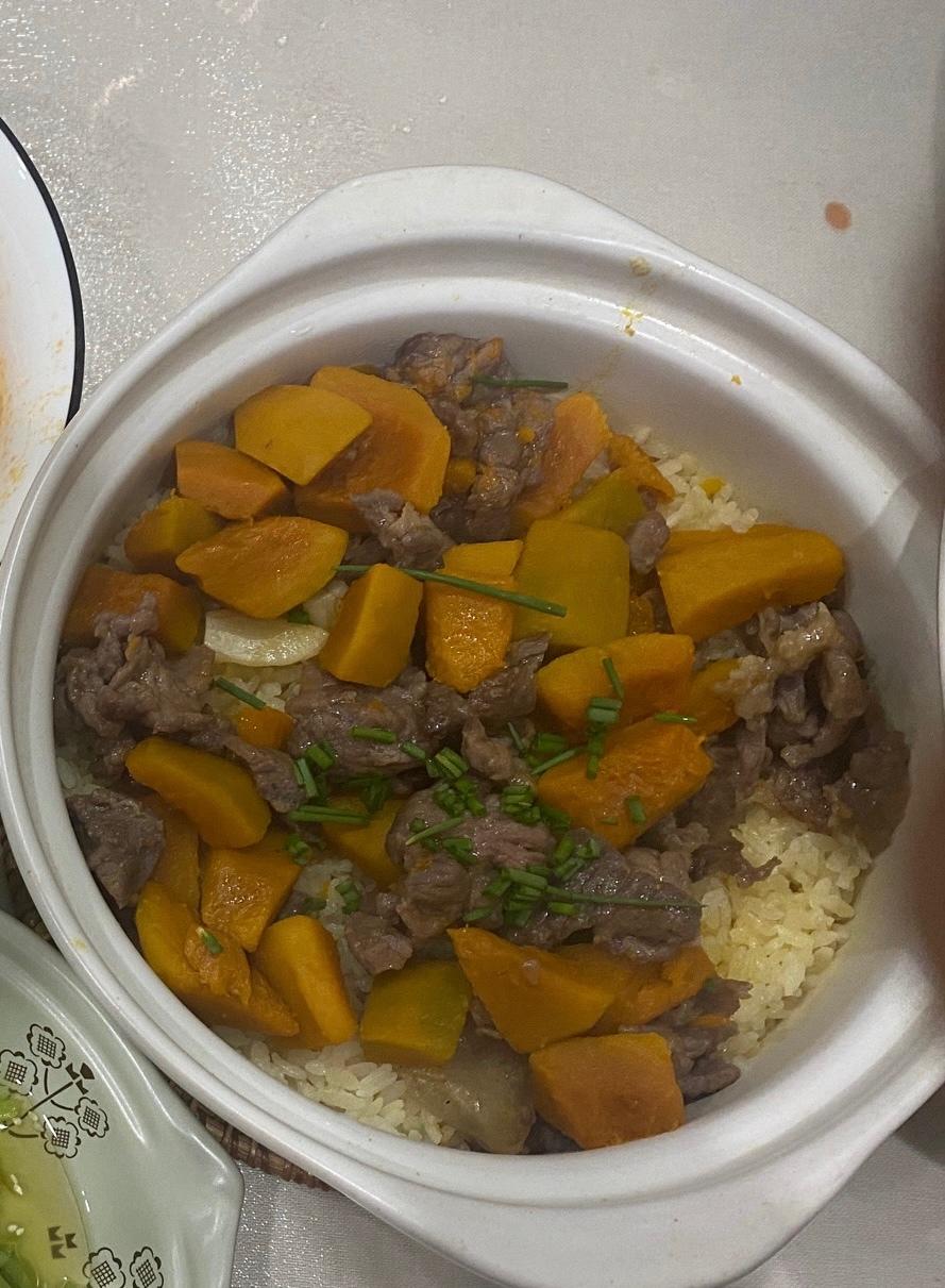 牛肉南瓜焖饭