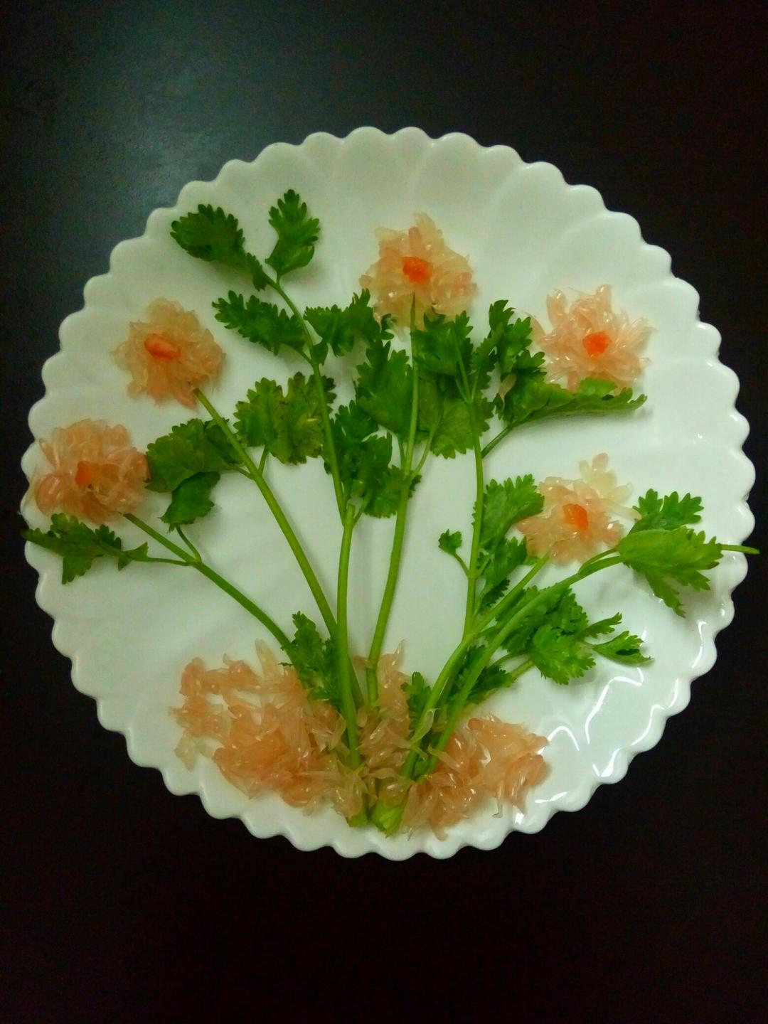 果蔬拼盘盘饰摆盘(柚子盘花)的全部作品