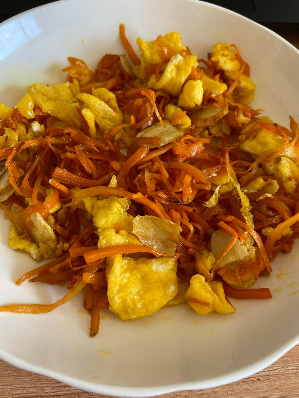 家常炒胡萝卜丝