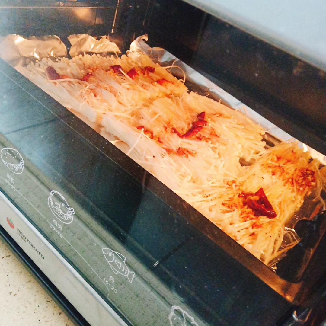 烤箱版锡纸金针菇