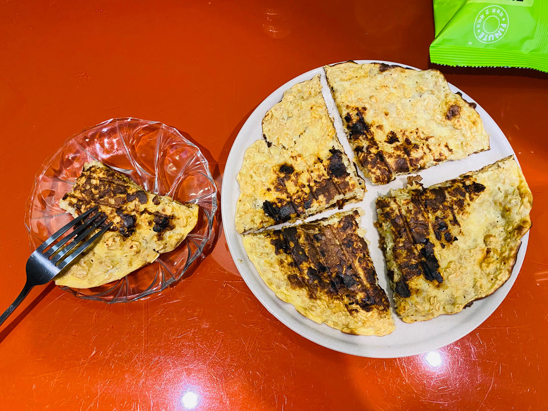 香蕉燕麦饼+香梨
