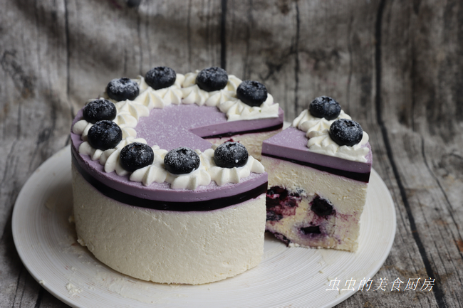 爆浆蓝莓巴斯克蛋糕的做法 步骤16