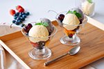 水果冰淇淋杯(香草味+蓝莓味)