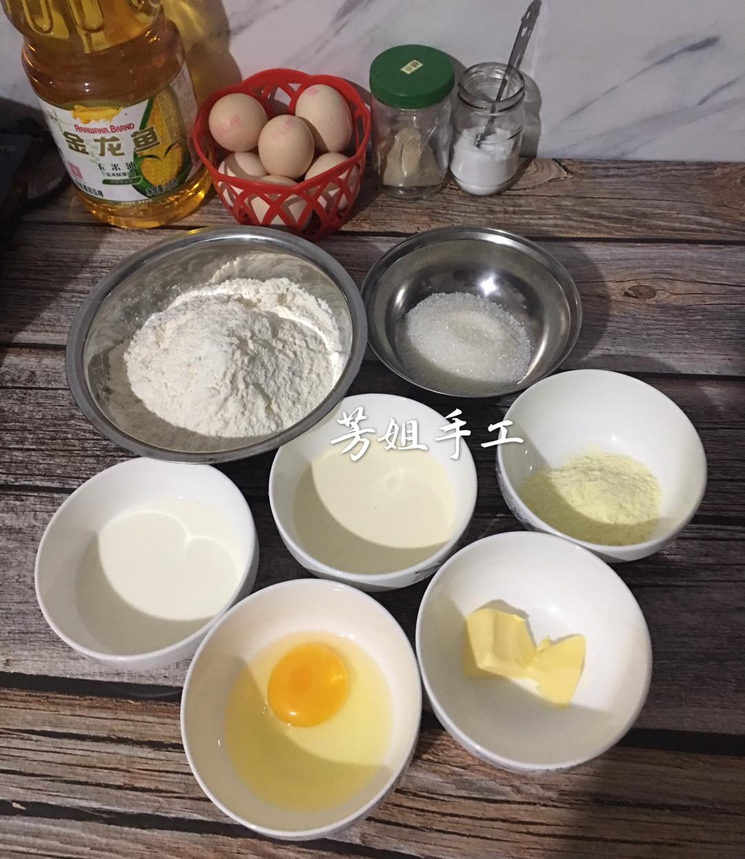纯奶手撕吐司的做法 步骤1