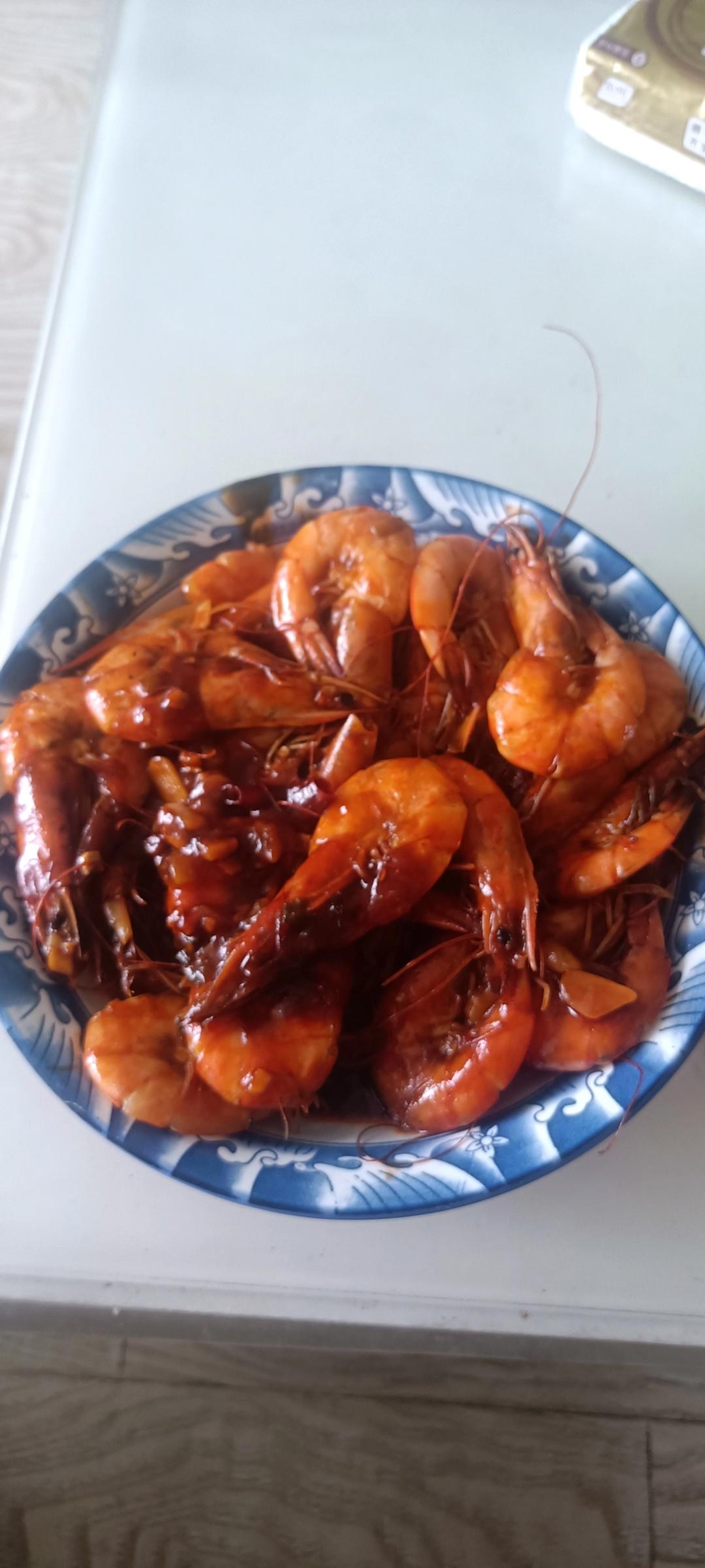 家庭版油焖大虾