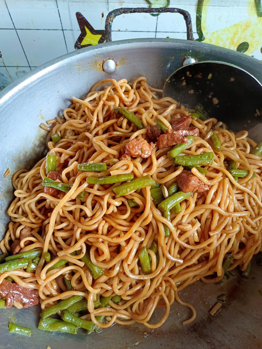 家庭版豆角焖面 真的是巨好吃😍😍