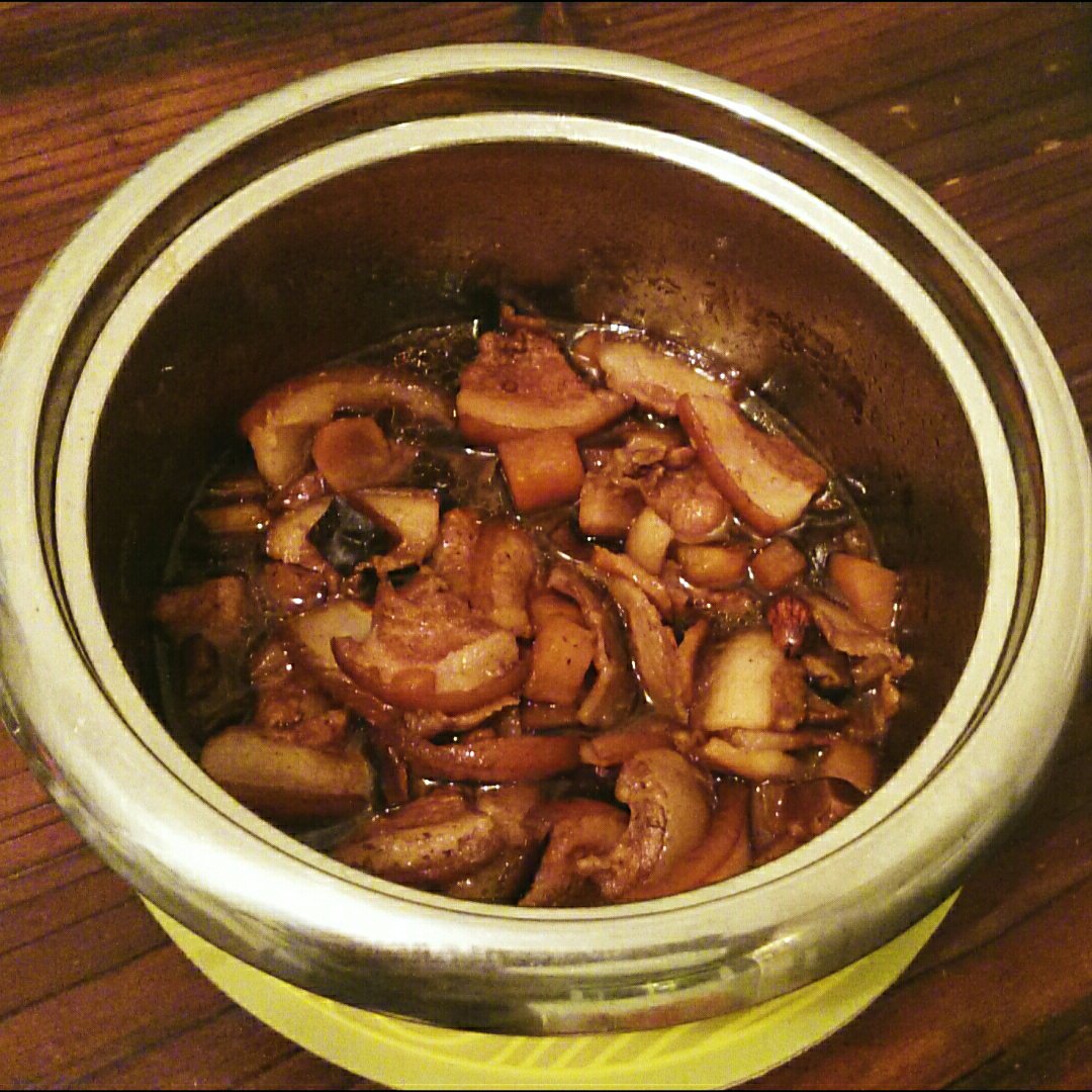 简易版电饭锅五花肉
