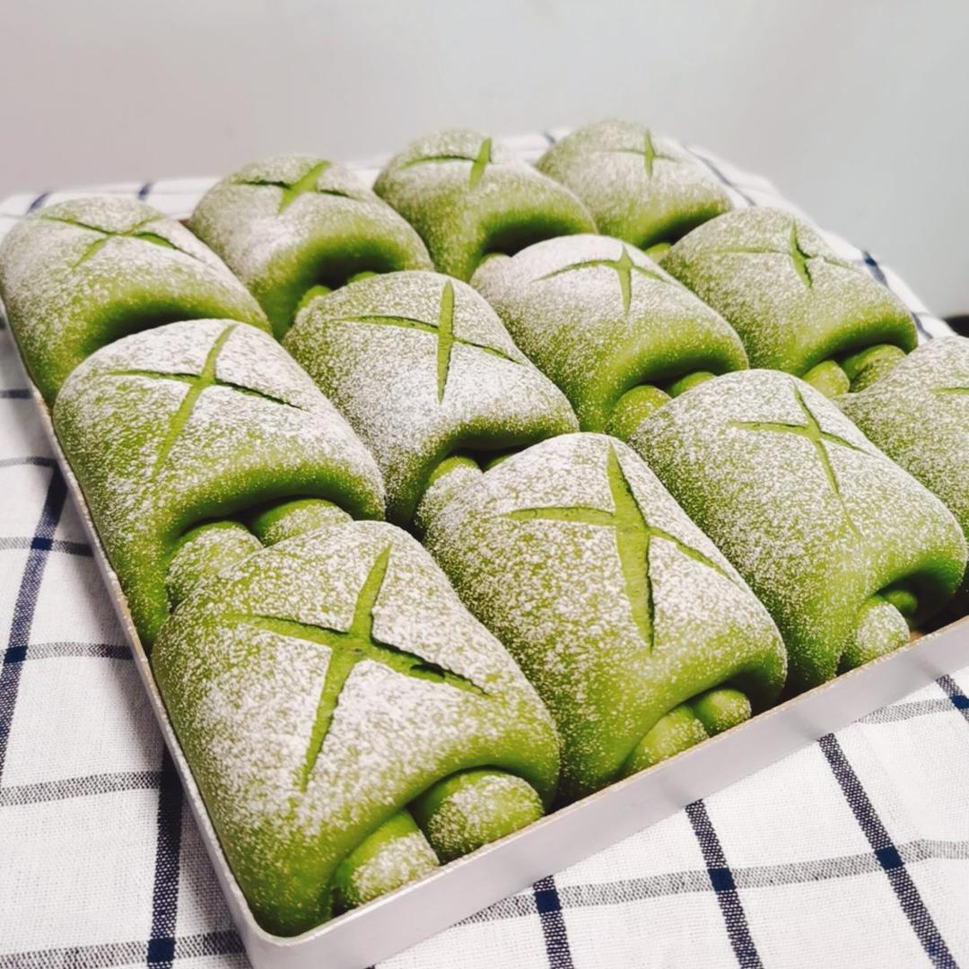 日式抹茶面包