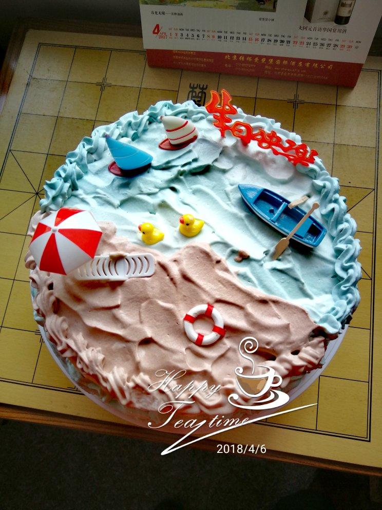 抹面，如何抹出一个渐变色的蛋糕。