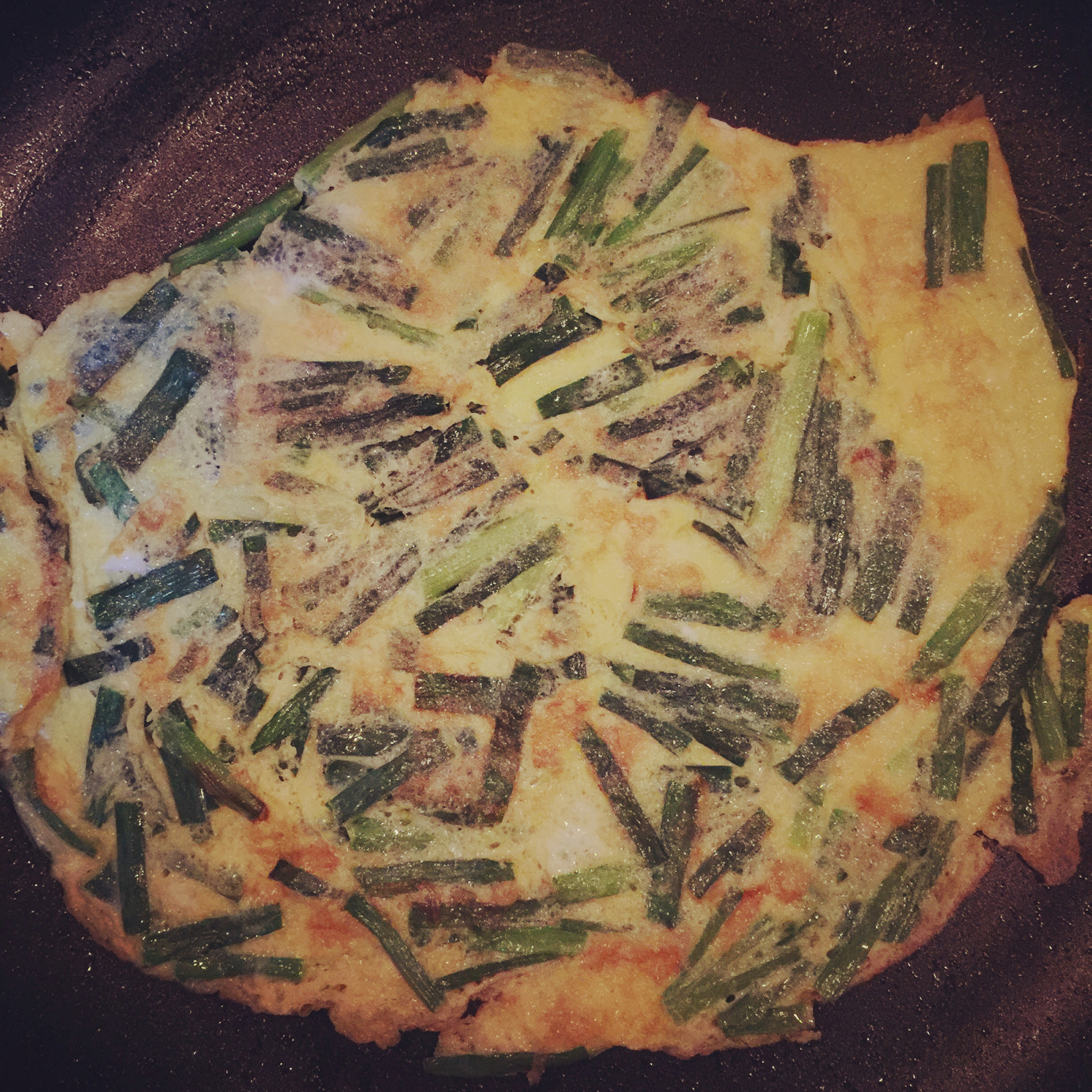 韭菜鸡蛋饼