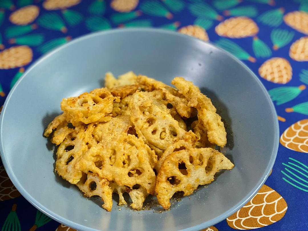 酥炸藕片(香酥又美味)