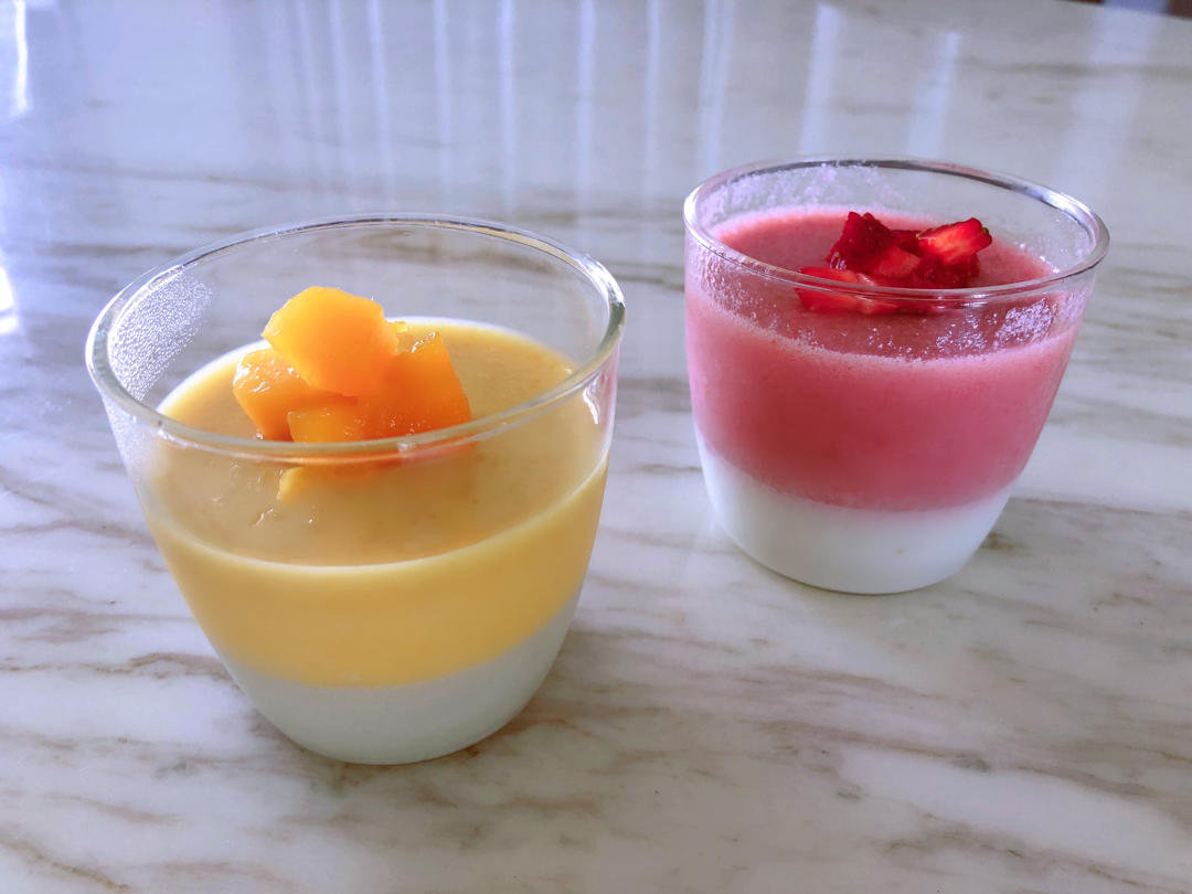 清爽芒果布丁
