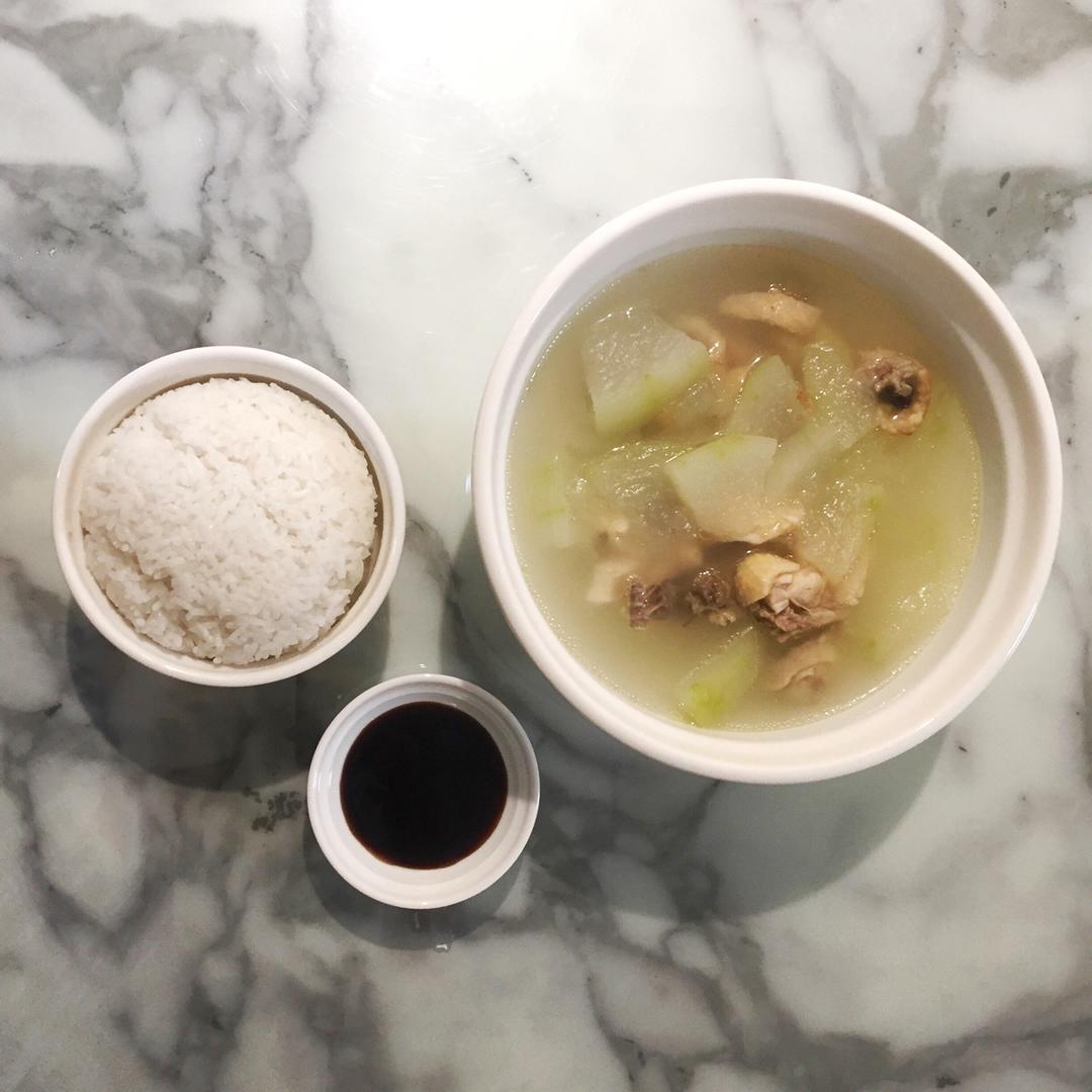 冬瓜鸡架汤