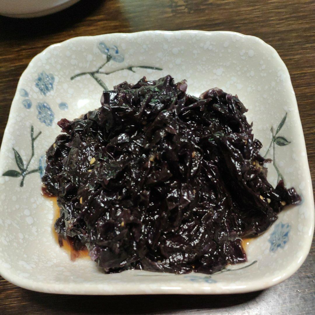 凉拌紫菜