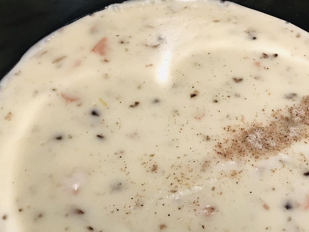 奶油蘑菇汤（完美比例版）